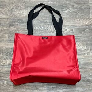 Bold Red and Black kate spade Messenger/Diaper Bag with Durable Handles